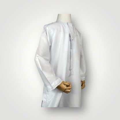 Qamis émirati enfant - Blanc