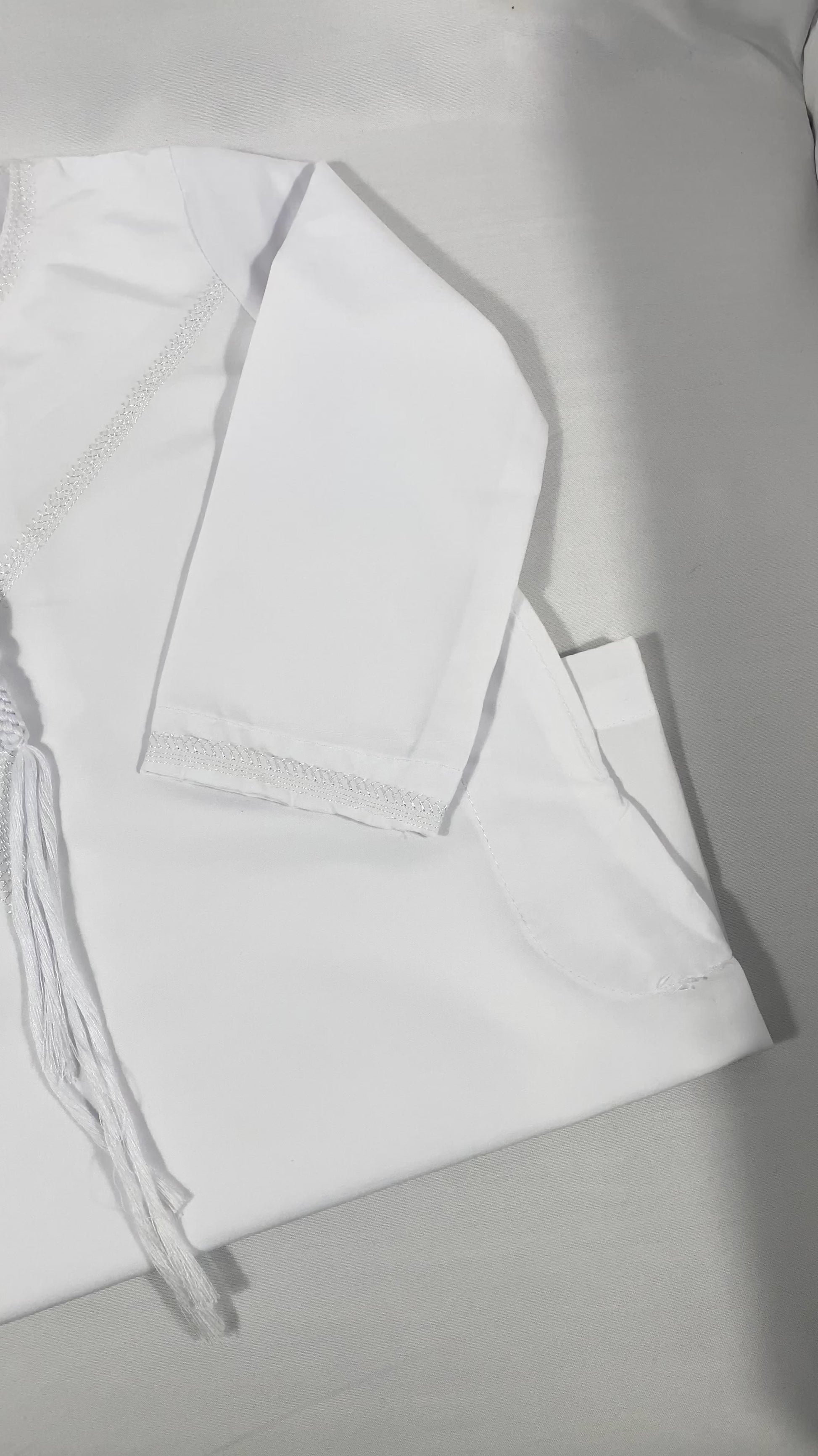 Qamis émirati enfant - Blanc