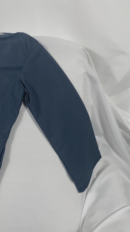 Qamis émirati enfant - Bleu nuit